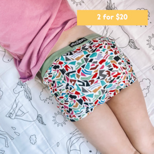 Unclassified: Snazzi Pants Night Trainers - Girls Basic | 2 Pack