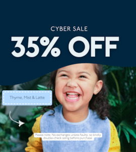 Google Shopping Feed: Extra Absorbent Bib - Toddler/Child