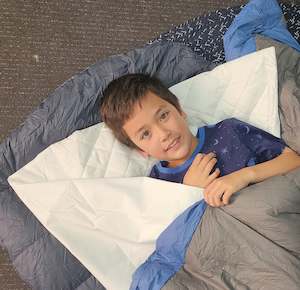 Bedding: Sleeping Bag Liner Waterproof Quilted Kids