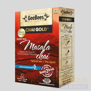 GeeBees Masala Chai Unsweetened 140 Gm (10 Sachets) - Indian Supermarket