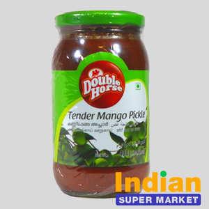 Double Horse Tender Mango Pickle 400 Gm - Indian Supermarket