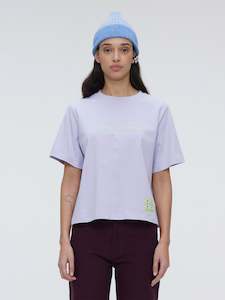T-Shirts: Stitch Print - Lilac