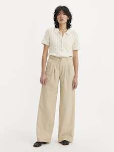 Womens Trousers: Pleated Wide Leg Trousers