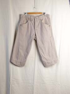Mens Shorts: Levi's - "Engineered" Beige Denim Shorts