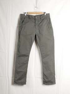 Nudie Jeans: Nudie Jeans - "Slim Adam" Organic Cotton Chinos (Olive)