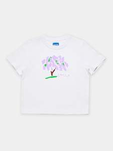 Wisteria Tee - White
