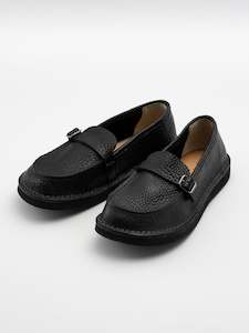 Organic Handloom: Sevres - Black Pebbled