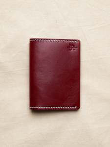 Indigo Provisions: Driving Wallet - Oxblood/Teal