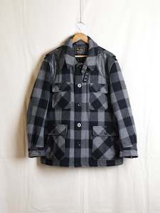 Mens Jackets: Max Fritz - Wool/Leather Mackinaw Jacket