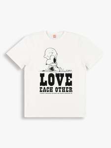 Mens Tees: Love Each Other Tee - Vintage White