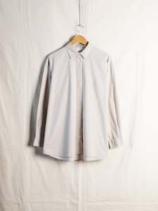 Womens Tees: Skall Studio - "Edgar" Boxy Cotton Poplin Shirt