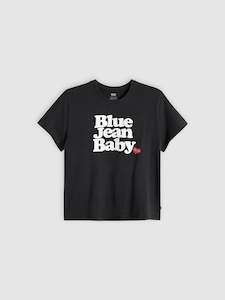 Womens Tees: Classic Graphic Tee - Blue Jean Baby
