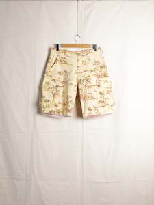 Nepenthes - Hawaiian Print Cargo Shorts