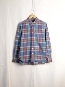 Mens Shirting: Beams+ - Check Oxford B.D Shirt