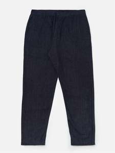 Mens Trousers: Military Chino - Brushed Denim