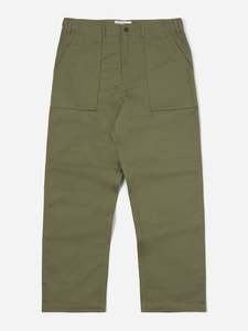 Mens Trousers: Fatigue Pant - Light Olive