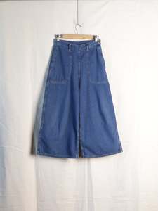 Womens Trousers: orSlow - Wide Leg Side Zip Jeans