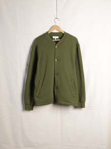 Mens Sweats Hoods: YMC - French Terry Sweatshirt Cardigan