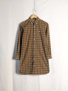 I P Recycle: BEAMS Boy - Oxford Check Shirt Dress