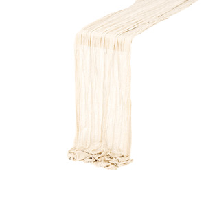 Products: Off-white textured table runner