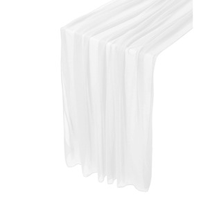 Products: White chiffon table runner
