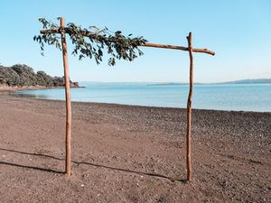 Driftwood archway