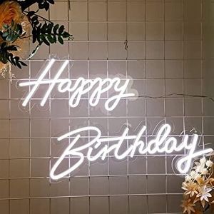 Products: Happy Birthday neon sign