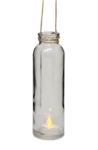 Products: Hanging LED candle jar - MEDIUM