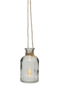 Products: Hanging LED candle jar - SMALL