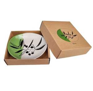 Jo Luping Design: Jo Luping - Olive Green Dipped Bowl