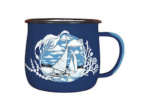 Tanya Wolfkamp: Tanya Wolfkamp enamel mug - P Class