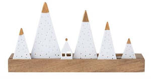 Rader Porcelain Houses: Mountains Set Tealight Holder
