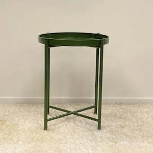 Sofia Round Side Table, Green