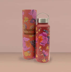 Chunky: Chunky Cylinder Drink Bottle - Blossom Burst