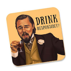 Placemats And Coasters: Leo Drinks Coaster