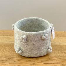 Sheepish Design: Felted Bobble Pots