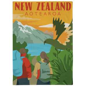 Tea Towels Dishclothes: South Island Tramping - Tea Towel