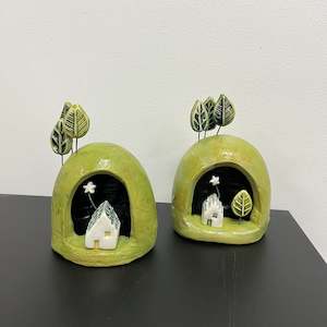 Ceramics: Ceramic Port Hills Houses