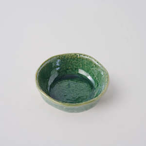 Orbie Green Round Sauce Dish