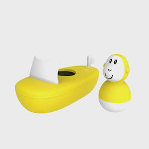 Bathtime Boat Set - Yellow