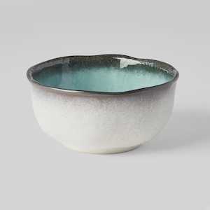 Plates Platters And Bowls: Sky Blue Round Uneven Bowl