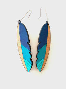 Takahe Feather Earrings