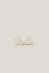 Guardian Angel Studs - Silver