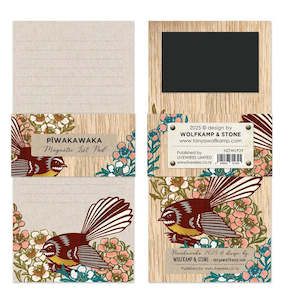 Tanya Wolfkamp Magnetic Notepad - Fantail