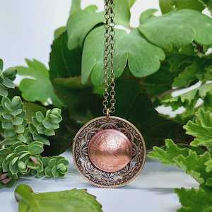 Garden Circle Double-Sided Pendant