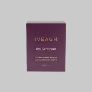 Iveagh Beeswax Candle - Cashmere Plum