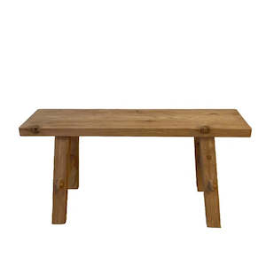Furniture: Recycled Bench - Medium Natural
