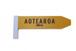 Aotearoa Road Sign Magnet