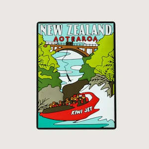 Magnets: Silicone New Zealand Magnet