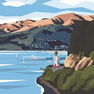 Akaroa Harbour (w/ Lighthouse)